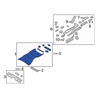 Chrysler OE - Rear Floor Pan