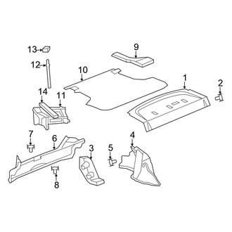 Chrysler OE - Rear Body & Floor - Interior Trim (Sedan)