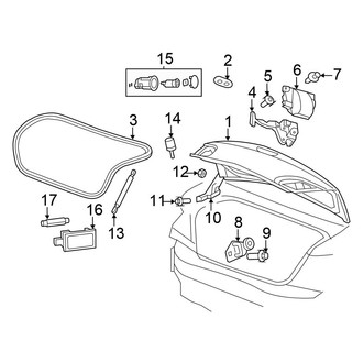 Chrysler OE - Trunk Lid - Lid & Components (Sedan)