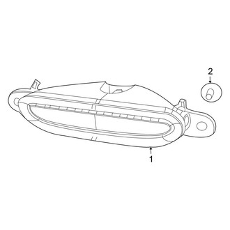 Chrysler OE - Rear Lamps - High Mount Lamps (Sedan)