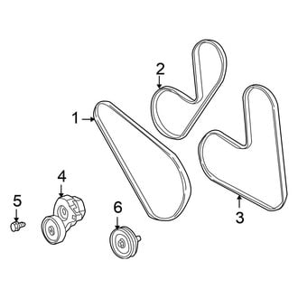 Chrysler OE - Cooling - Belts & Pulleys (Base / GT 2.4L)