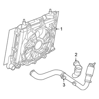 Chrysler OE - Cooling - Intercooler (Wagon 2.4L 8 / E / G / S Engine VIN Character)