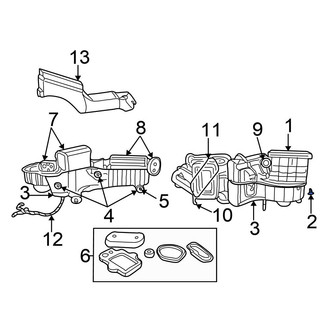 Chrysler OE - Instrument Panel Air Duct Screw