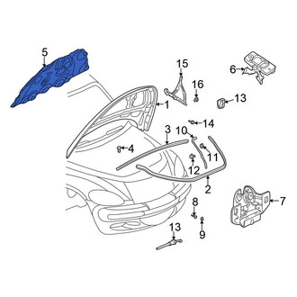 Chrysler OE - Hood Insulation Pad