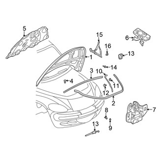 Chrysler OE - Hood & Components