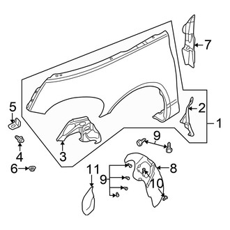 Chrysler OE - Fender & Components