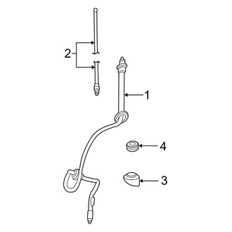 Chrysler OE - Electrical - Antenna (W/O Satellite Radio)