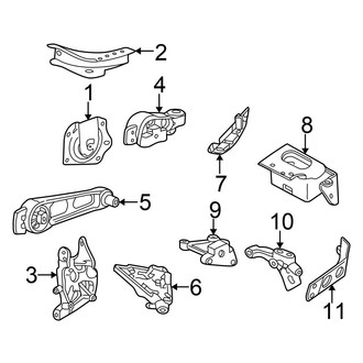 Chrysler OE - Engine / Transaxle - Engine & Transmission Mounting