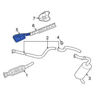 Chrysler OE - Lower Exhaust Heat Shield