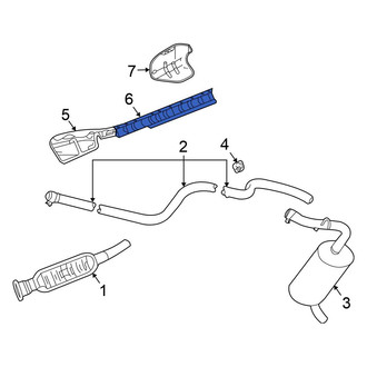 Chrysler OE - Upper Exhaust Heat Shield