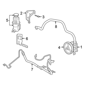 Chrysler OE - Steering Gear & Linkage - Pump & Hoses