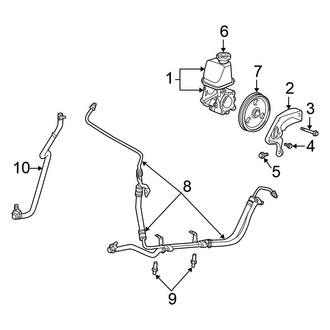 Chrysler OE - Steering Gear & Linkage - Pump & Hoses
