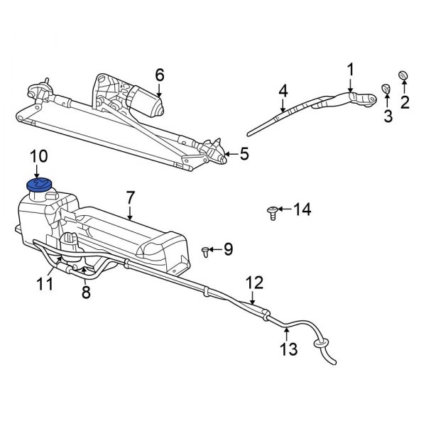 Washer Fluid Reservoir Cap