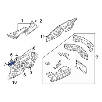 Chrysler OE - Cowl Water Deflector