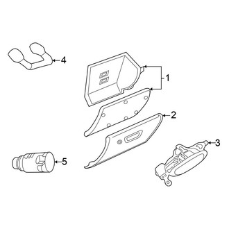 Chrysler OE - Instrument Panel - Glove Box