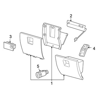 Chrysler OE - Instrument Panel - Glove Box (Wagon)