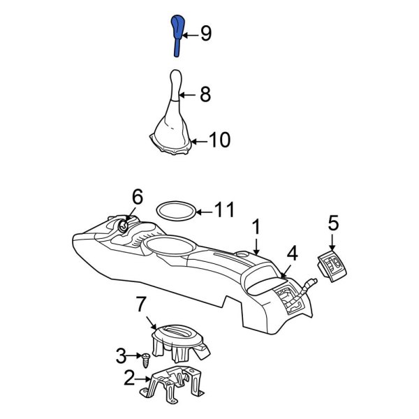 Automatic Transmission Shift Lever Knob