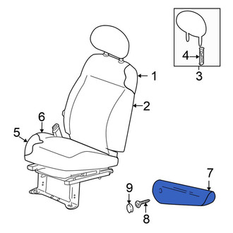 Chrysler OE - Front Left Seat Armrest