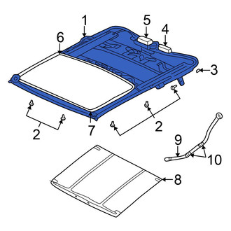 Chrysler OE - Sunroof Frame