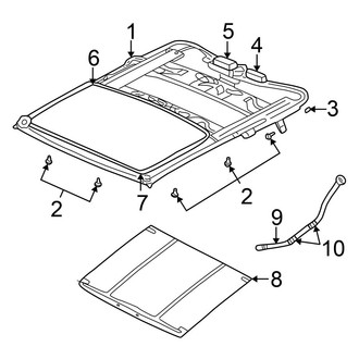 Chrysler OE - Roof - Sunroof