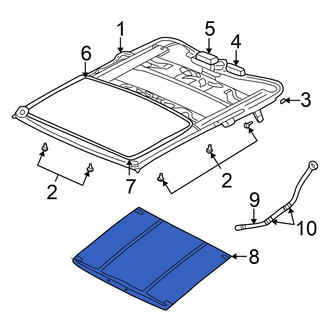 Chrysler OE - Sunroof Cover