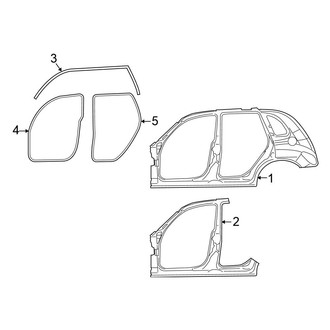 Chrysler OE - Pillars, Rocker & Floor - Uniside (To 2/1/01)