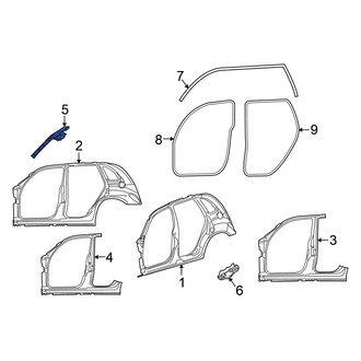 Chrysler OE - Left Inner Body A-Pillar