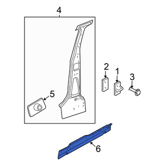 Chrysler OE - Left Inner Rocker Panel