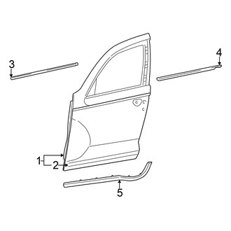 Chrysler OE - Front Door - Door & Components