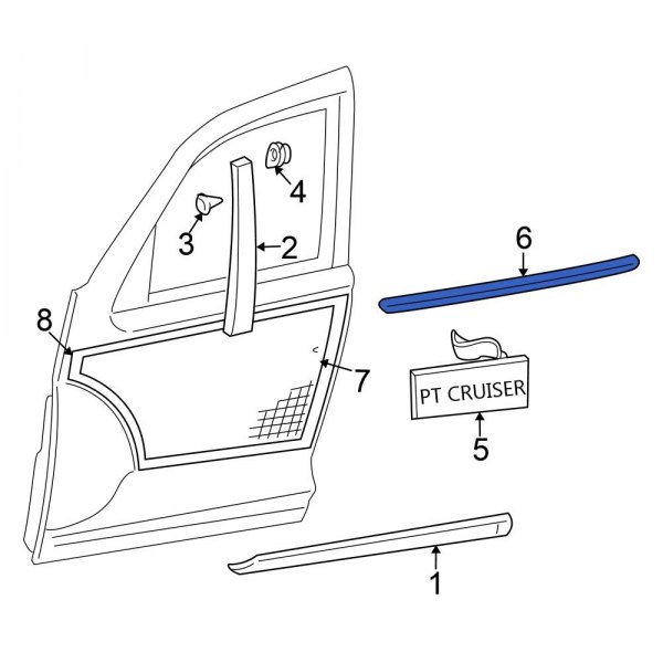 Door Belt Molding