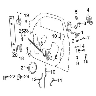 Chrysler OE - Front Door - Lock & Hardware