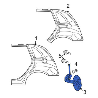 Chrysler OE - Rear Fuel Filler Door