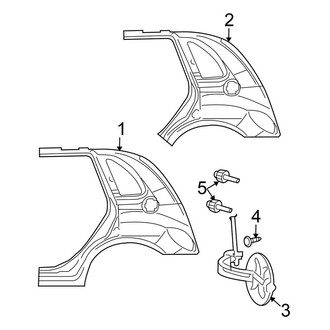 Chrysler OE - Quarter Panel & Components (Wagon)