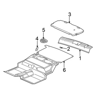 Chrysler OE - Rear Body & Floor - Interior Trim