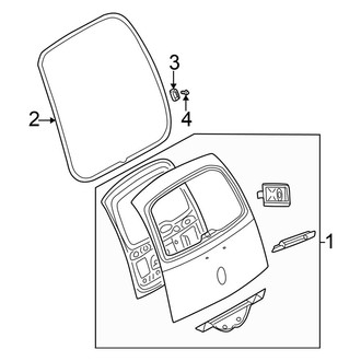 Chrysler OE - Lift Gate - Gate & Hardware (Wagon)