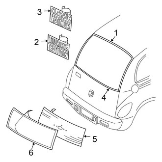 Chrysler OE - Lift Gate - Exterior Trim