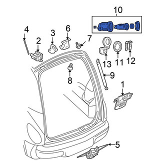 Chrysler OE - Rear Liftgate Lock