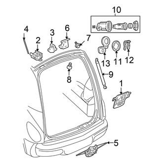 Chrysler OE - Lift Gate - Lock & Hardware
