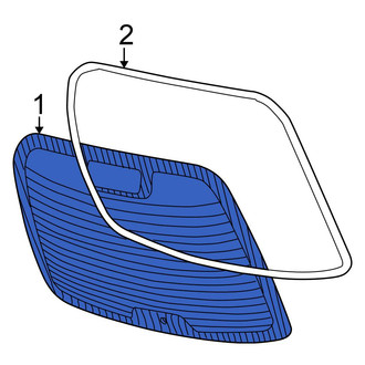 Chrysler OE - Rear Liftgate Glass