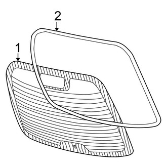 Chrysler OE - Lift Gate - Glass (Wagon)