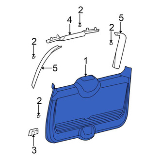 Chrysler OE - Rear Liftgate Trim