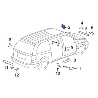 Chrysler OE - Air Bag Information Label