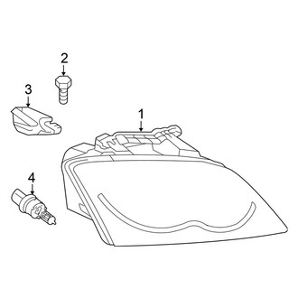Chrysler OE - Front Lamps - Headlamp Components
