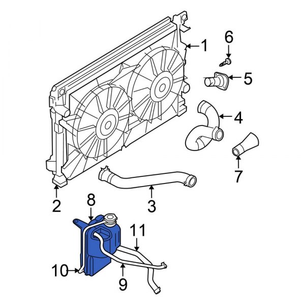 Engine Coolant Reservoir