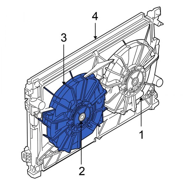 Engine Cooling Fan Shroud