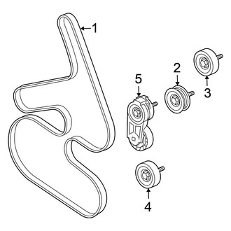 Chrysler OE - Cooling - Belts & Pulleys