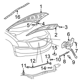 Chrysler OE - Hood & Components