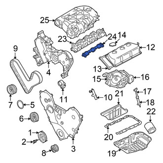 Chrysler OE - Upper Engine Intake Manifold Gasket