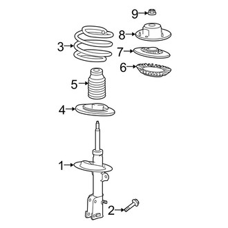 Chrysler OE - Front Suspension - Struts & Components (FWD)