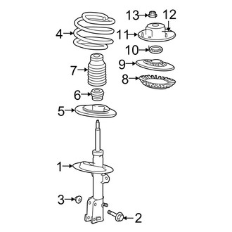 Chrysler OE - Front Suspension - Struts & Components (AWD)